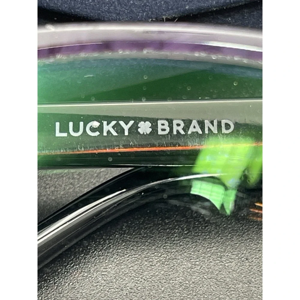 Lucky Brand DS11 Eyeglasses Frame Purple 55-15-140 With Case‎